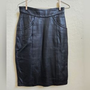 Elegant Black Pencil Skirt